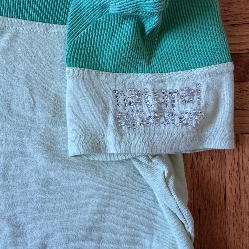 Forever 21 baby tee Y2K aesthetic green - Picture 3 of 4